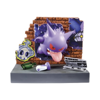 Authentic Pokemon figures re-ment Town Night Back Alley